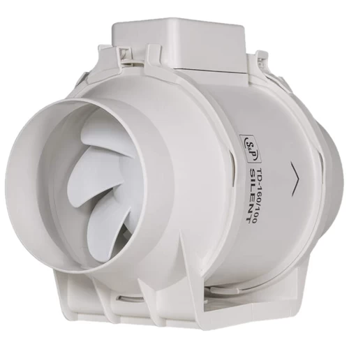 Малошумный канальный вентилятор Soler&Palau TD-160/100 N T Silent (1 скорость )