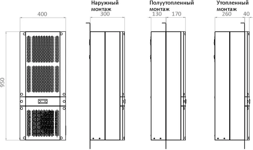 Фото №6 «Настенный шкафной кондиционер Nordsar RU2W-1000 (380)ID»